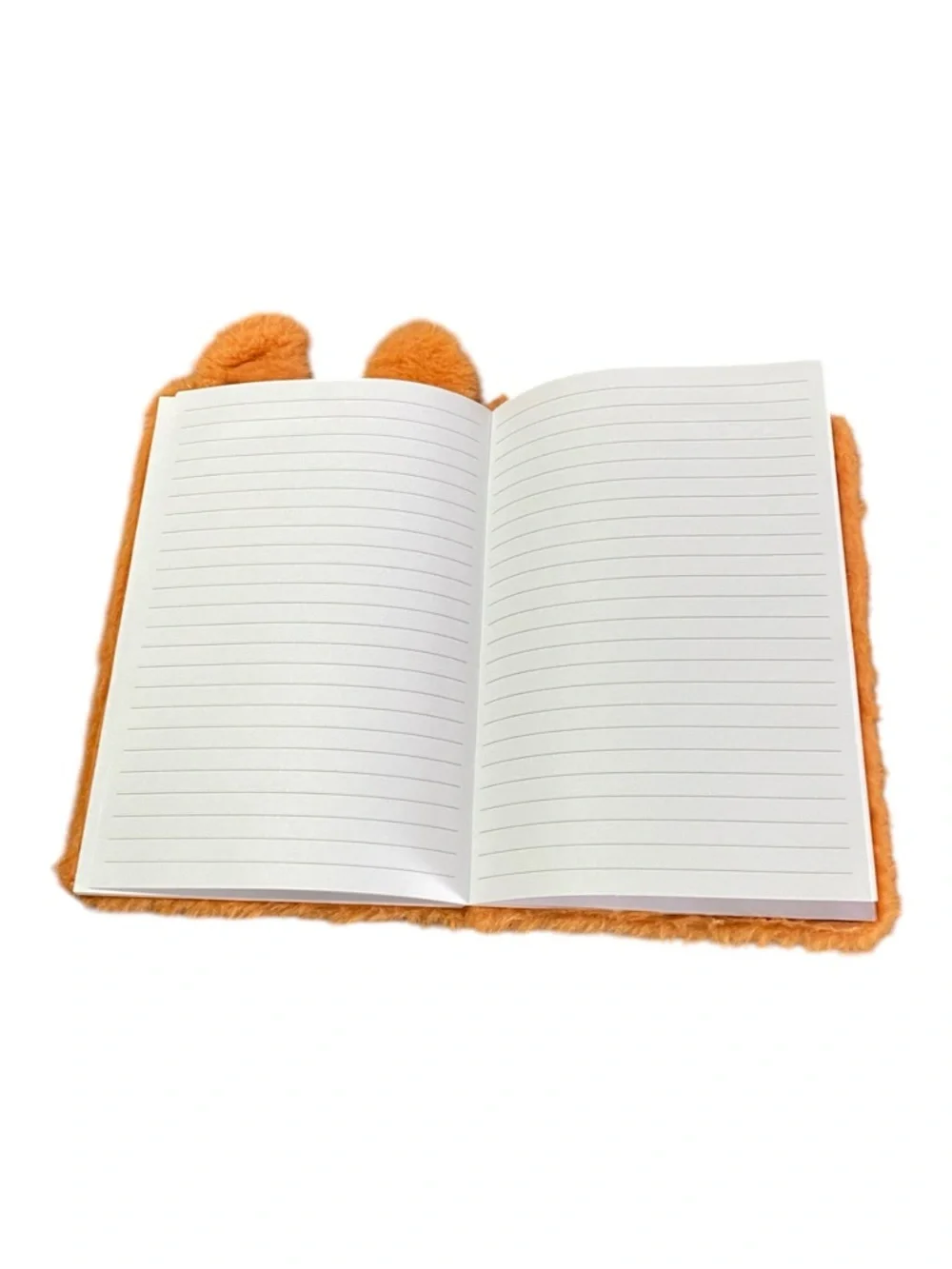 Sequin Fox Plush Notebook Journal Agenda Planner.